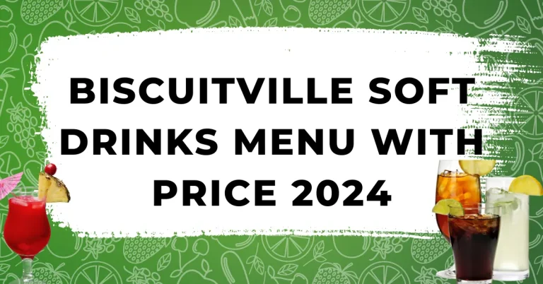 Biscuitville Soft Drinks menu with price 2024