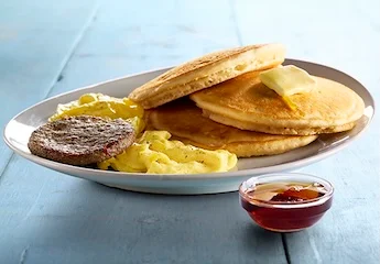 BUTTERMILK PANCAKE PLATTER SAUSAGE 1