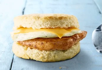 GRILLED CHICKEN EGG CHEESE BISCUIT